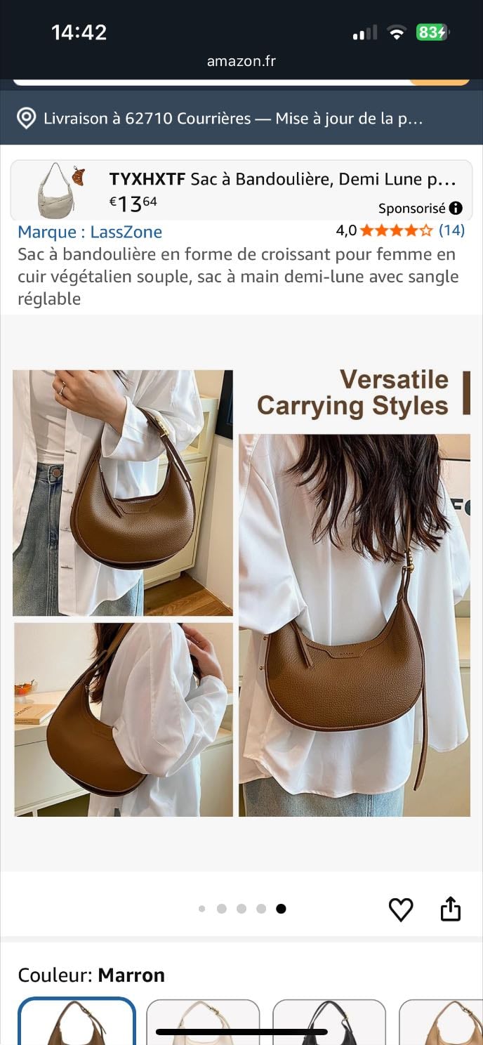 Sac à main Amazon - 17€