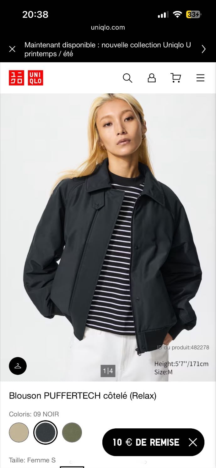 Manteau uniqlo - Cher