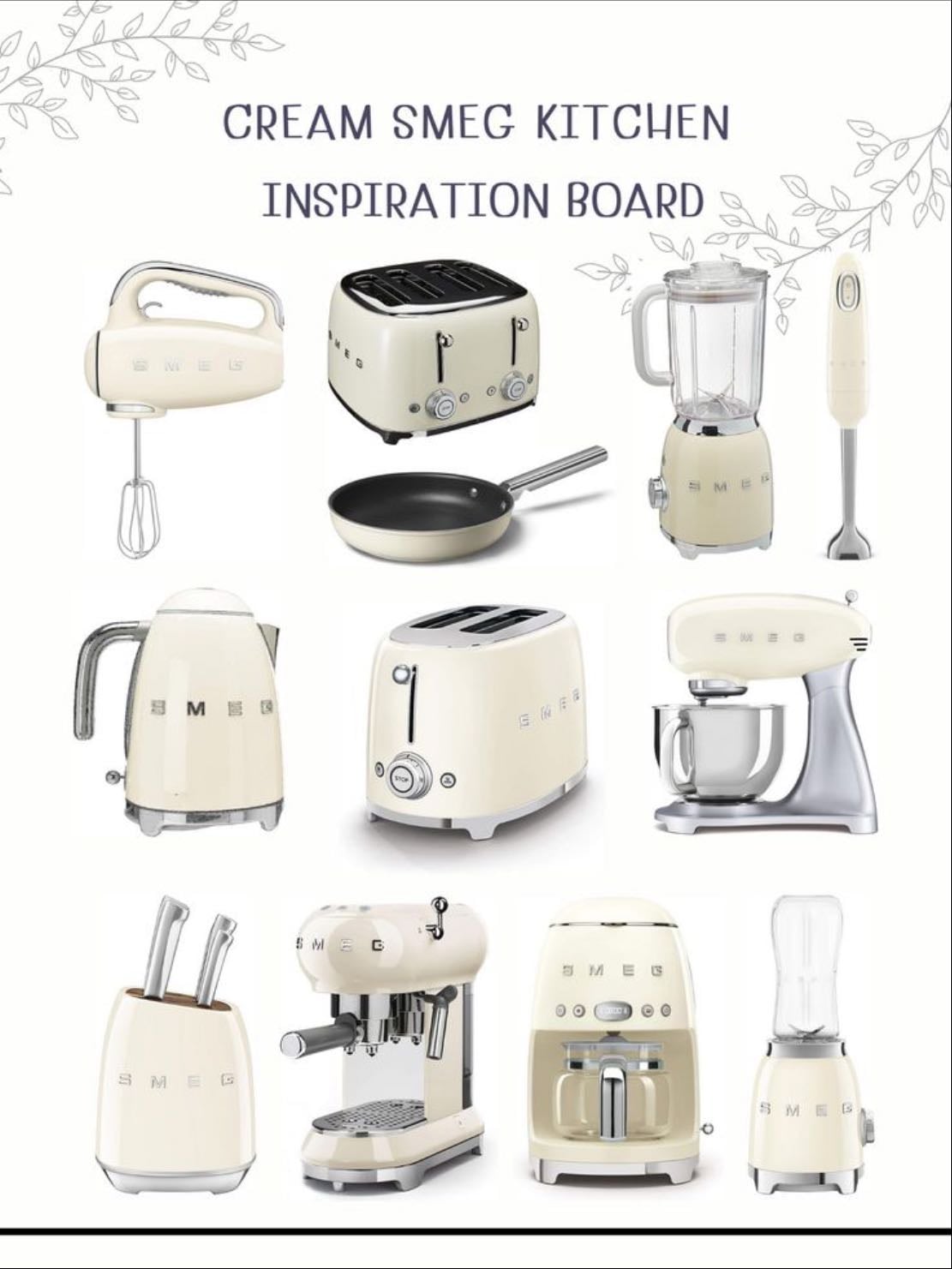 Electrodom茅sticos smeg beige