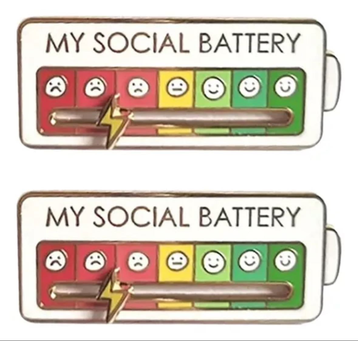 Mi batería social - Bastante baja