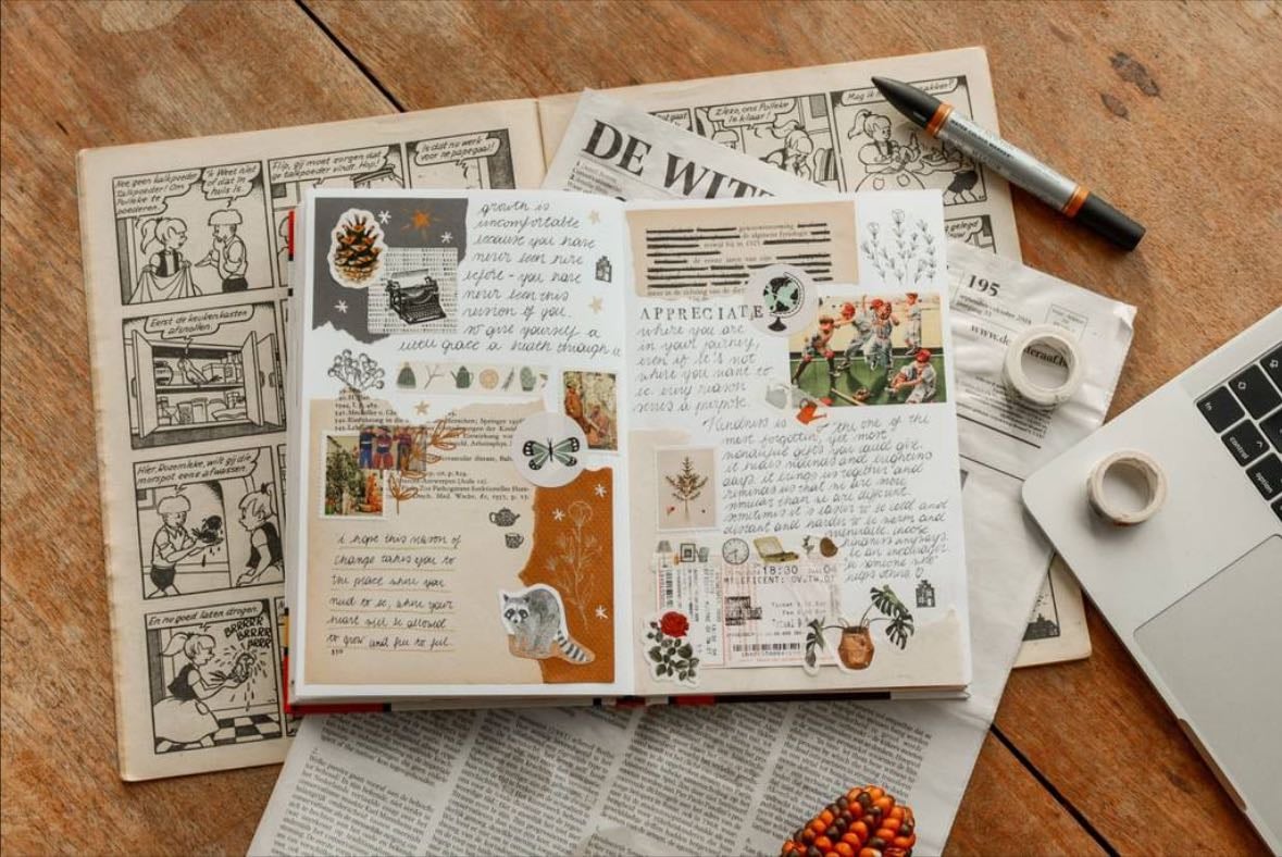 Journaling: moodboard o propósitos 2026