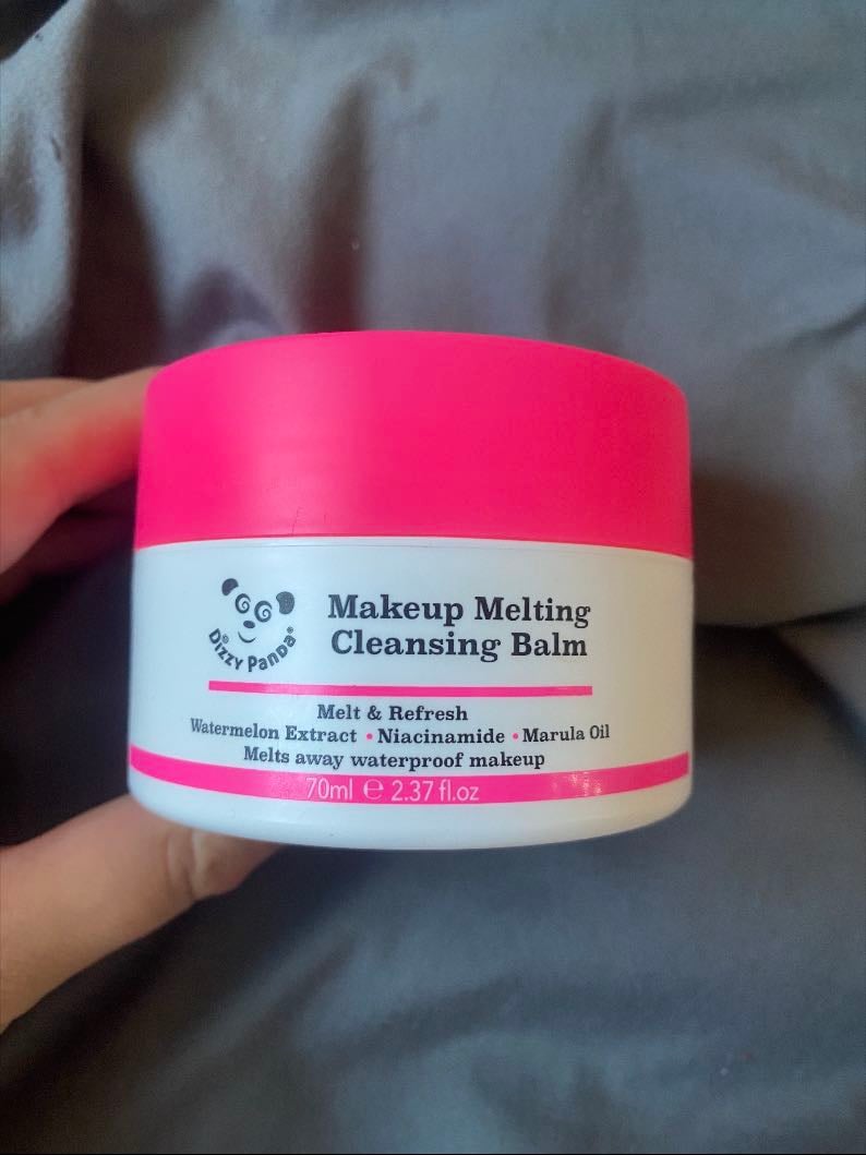 dizzy panda- melting cleansing balm - wipes my makeup off really easily, really helpful to your skin aswell!!