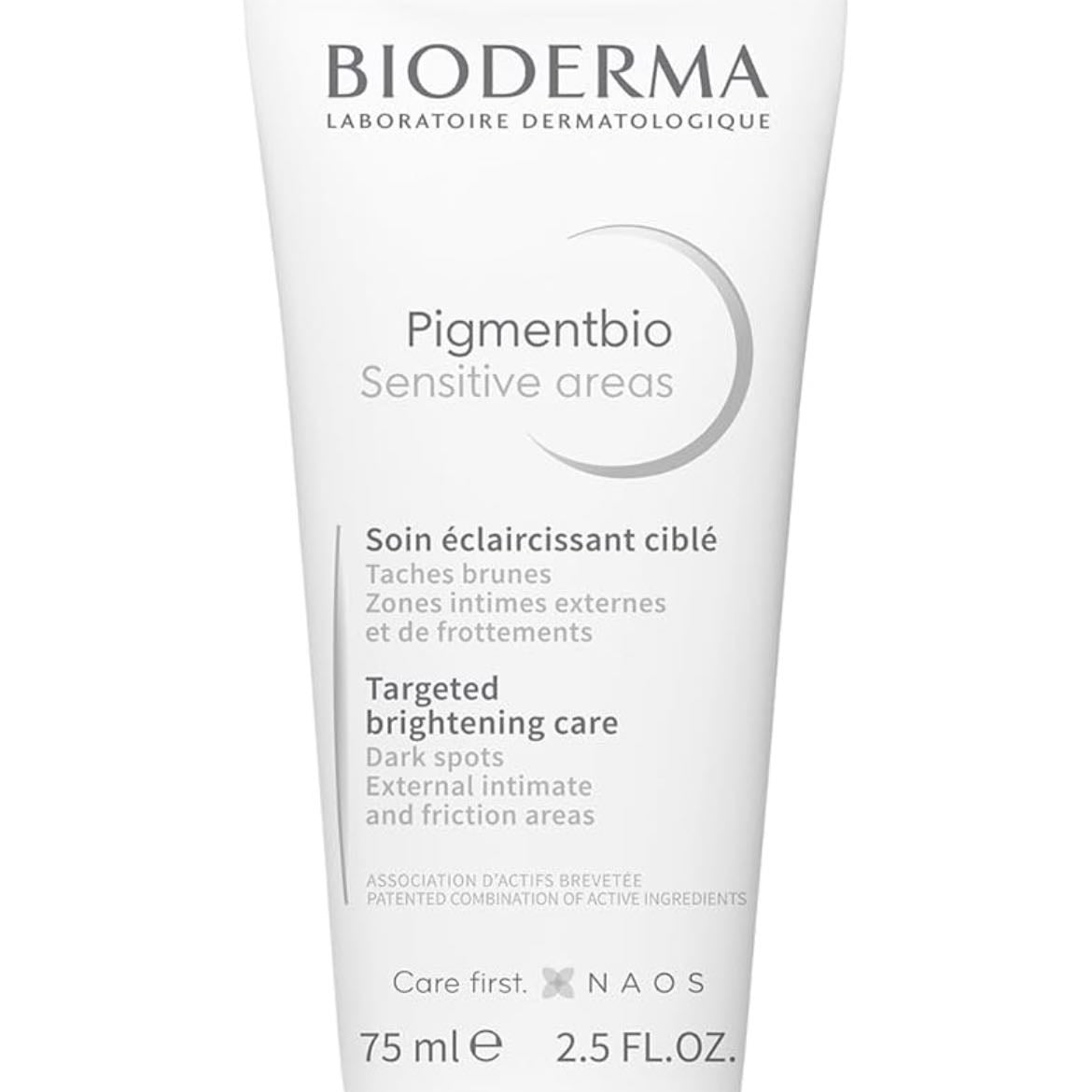Crema despigmentante - BIODERMA, Crema Despigmentante, Pigmentbio Sensitive Areas, Crema Hidratante para Cuerpo, Reduce Manchas Oscuras