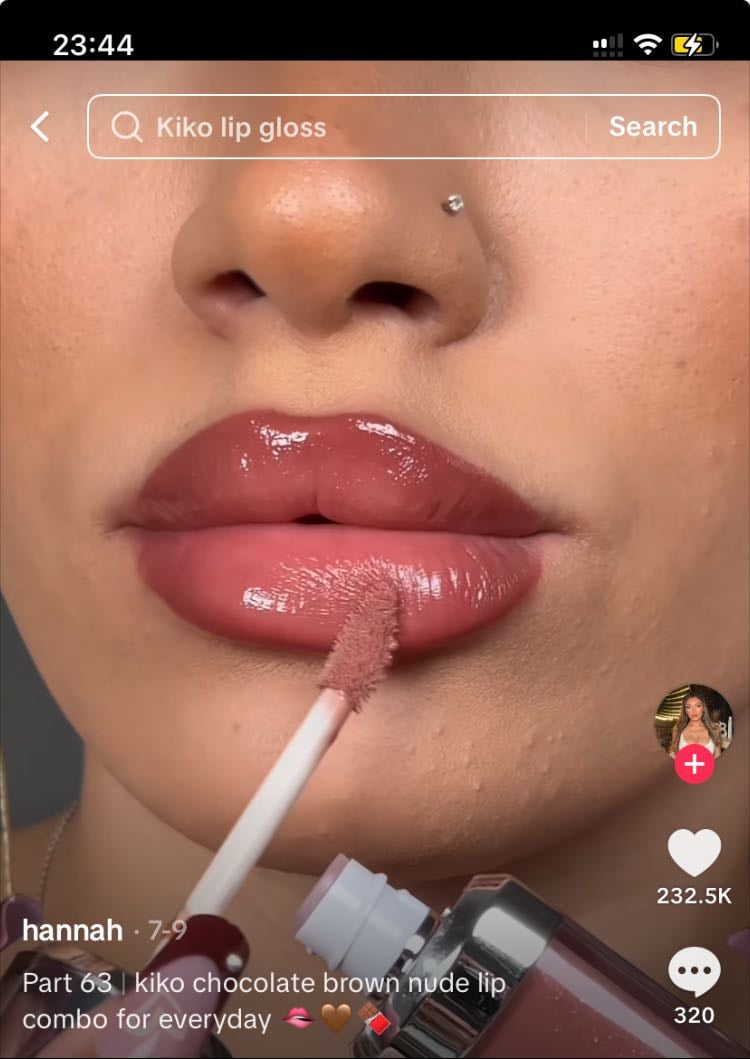 LIP COMBO 1 - Lip Liner Smart Fusion 34 Chestnut, 3D Hydra Lip Gloss 20 Chestnut