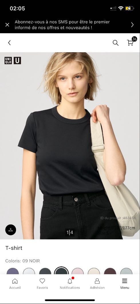 T-shirt | Noir - 14.90€