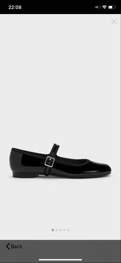 Carmel Patent Buckled Mary Jane Flats - 65.00€