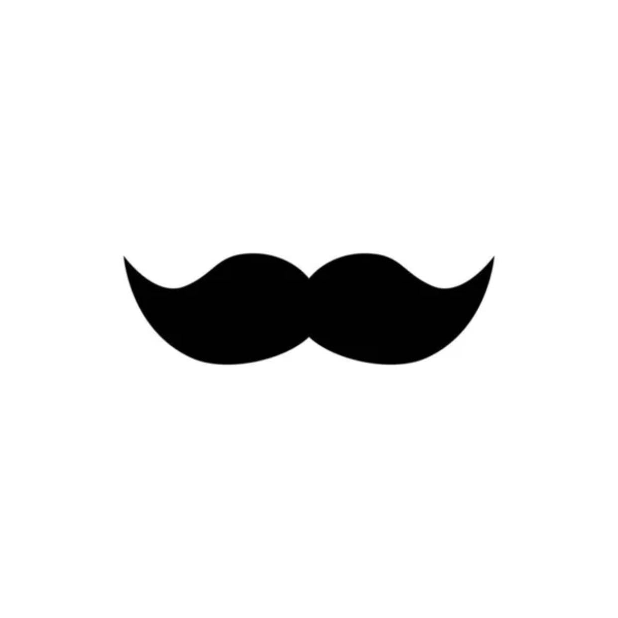 bigote negro