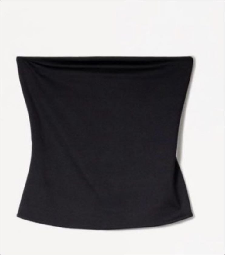 Haut bandeau noir - BERSHKA