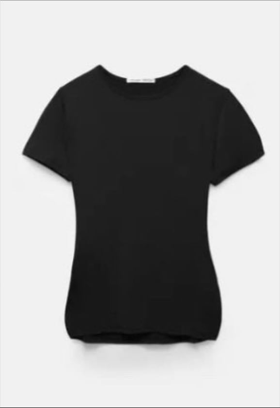 Haut noir polyamide - Pull&Bear