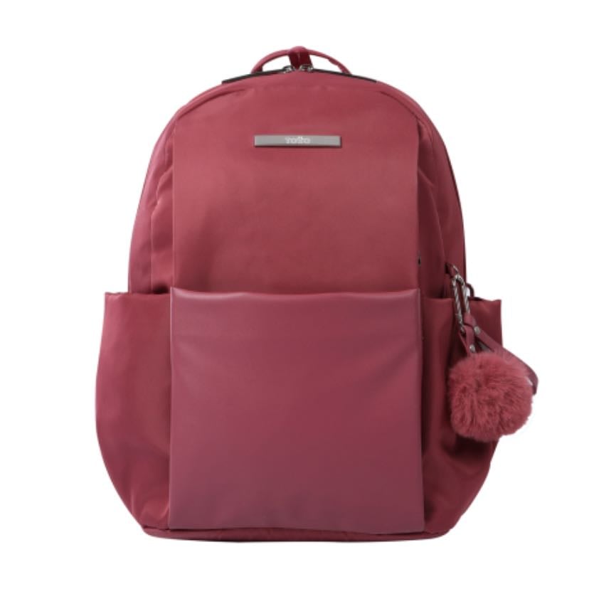 Mochila roja pequeña porta
