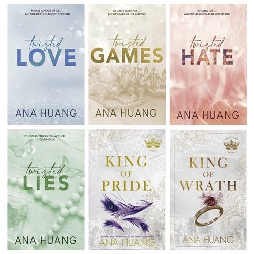 Ana Huang 6 Books Collection Set (Twisted Love, Twisted Games, Twisted Hate, Twisted Lies, King of Pride & King of Wrath) - Ana Huang · 2023