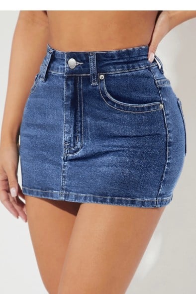 falda vaquera - talla S