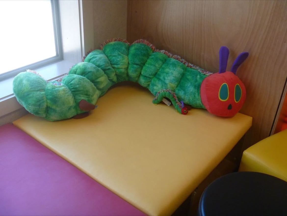 Hungry caterpillar plush