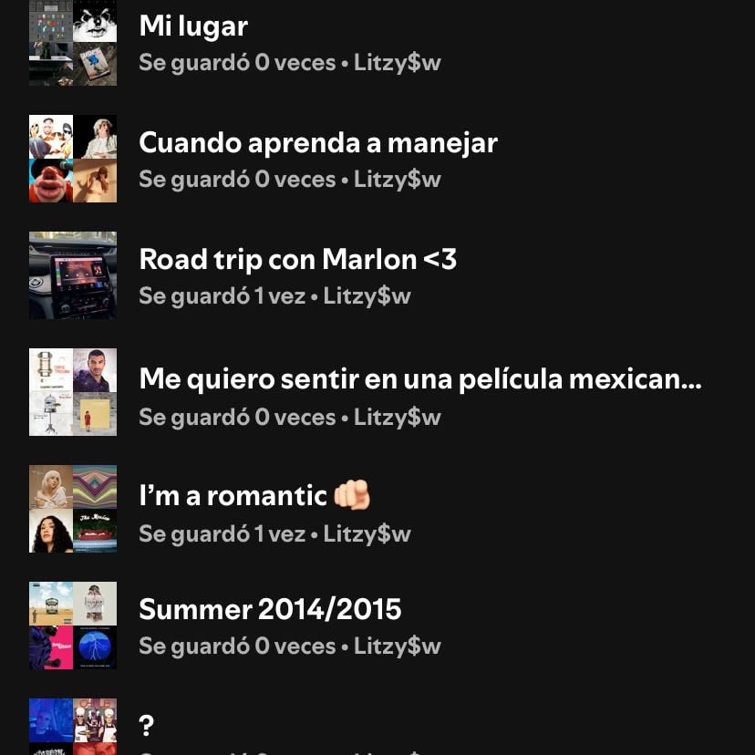 Playlist - No hay mucho que decir, es la música y yo 🫶🏻