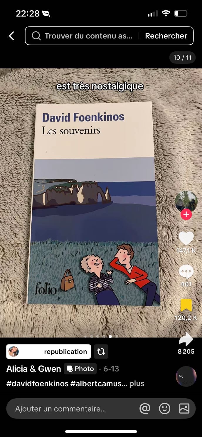 Les Souvenirs - David Foenkinos · 2011
