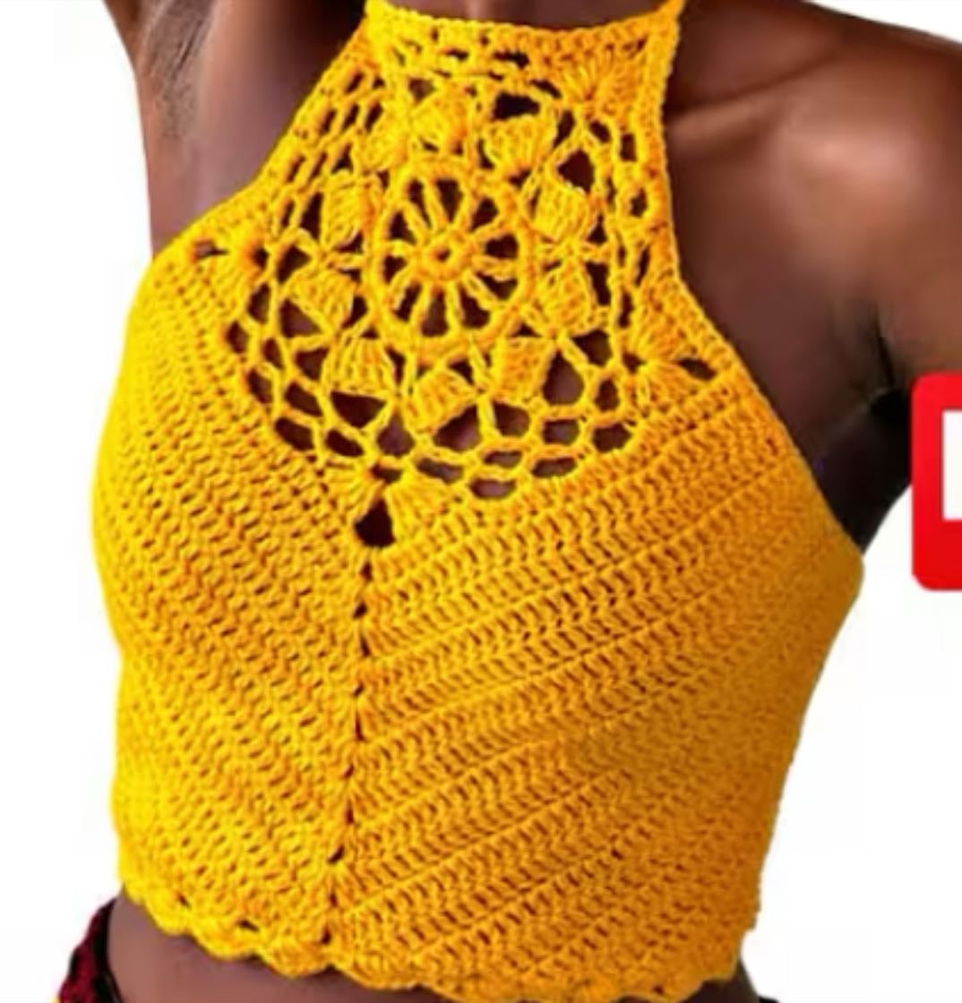 mandala halter top