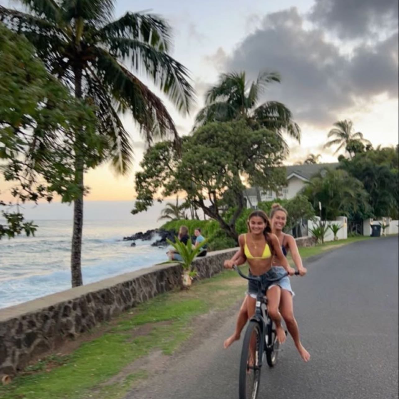 Manejando bici