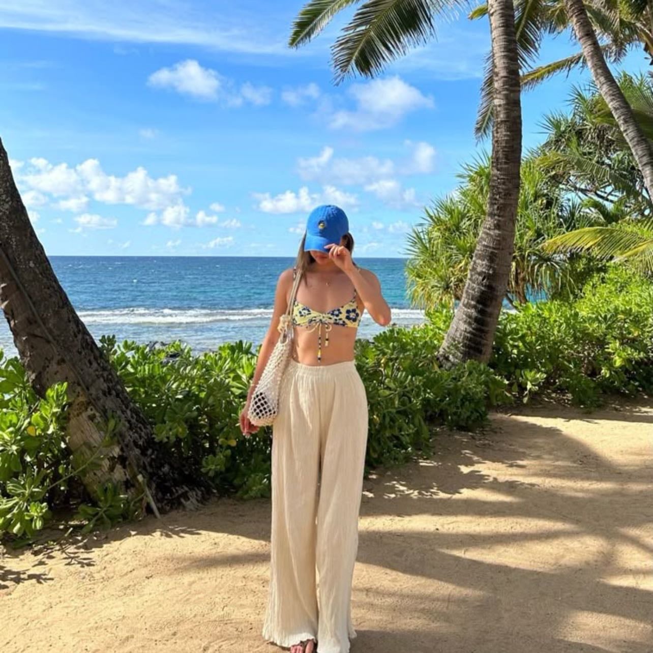 Fit check con fondo playero