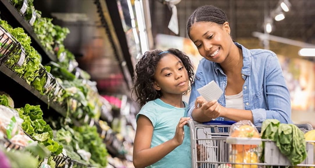 long grocery shopping process