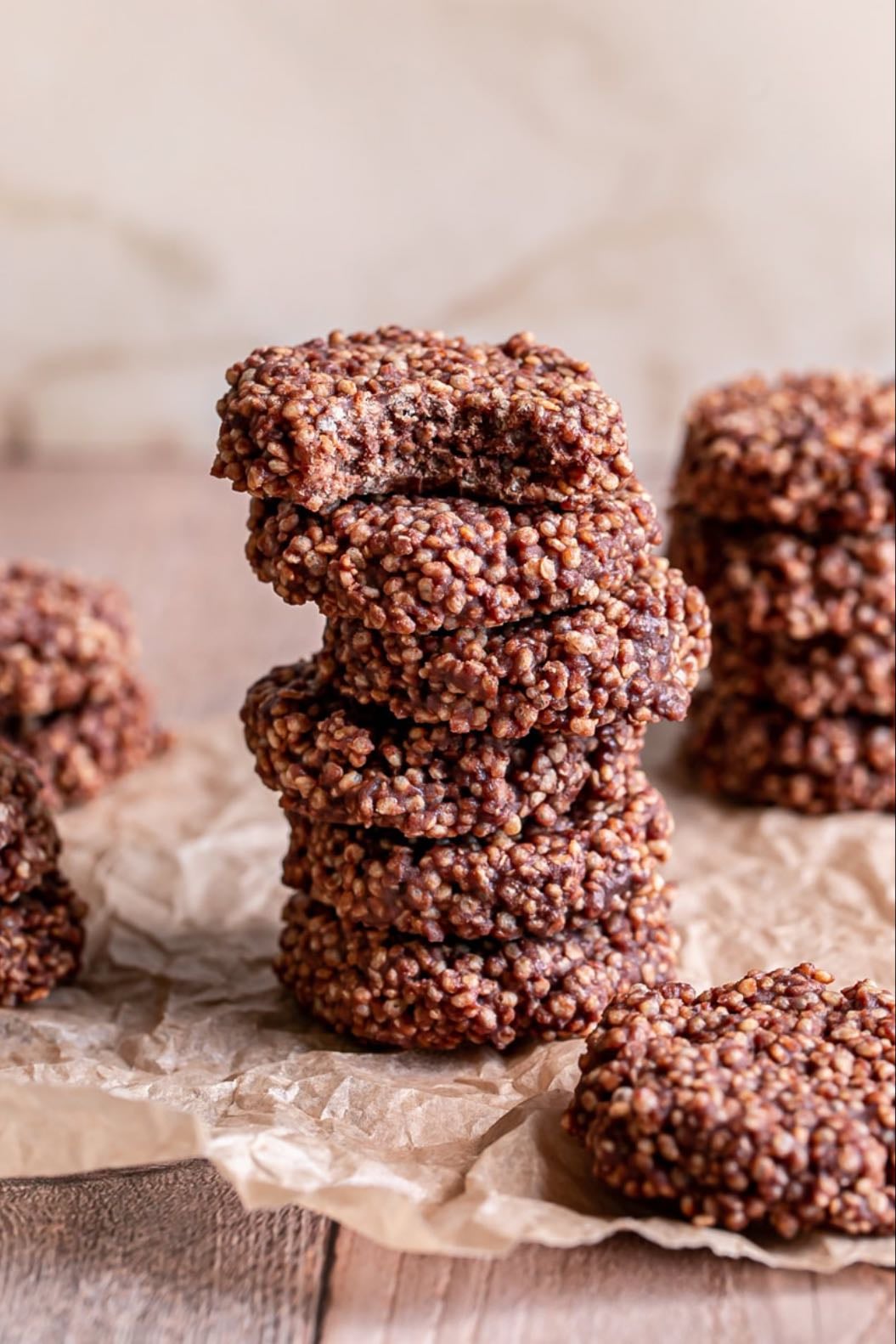 quinoa cocoa cookies (no bake) - Gina Fontana (Healthy Little Vittles)