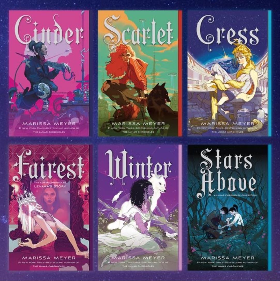 The Lunar Chronicles Boxed Set: Cinder, Scarlet, Cress, Fairest, Stars Above, Winter - Marissa Meyer · 2020