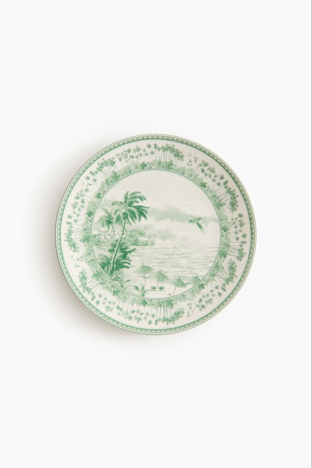 MOTIF-DETAIL PORCELAIN STARTER PLATE - H&M Home
