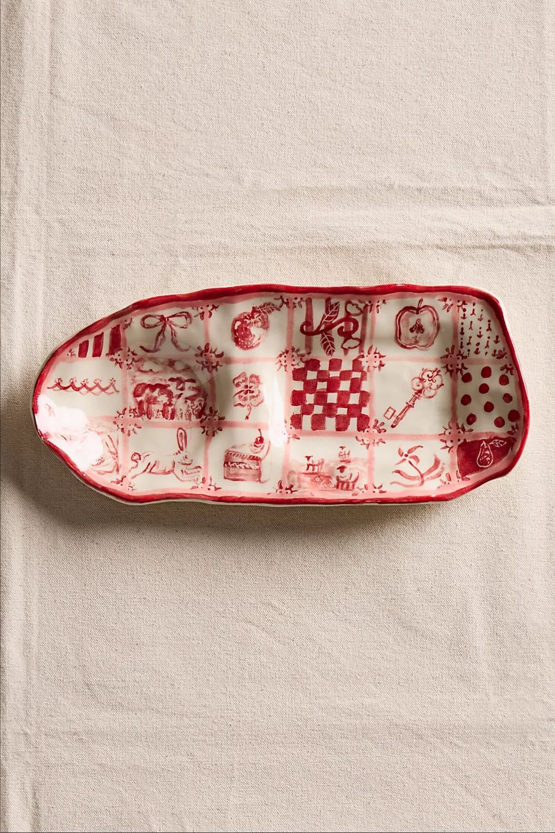 Red Tile Snack Tray - Accessories/Lifestyle/Games | Free People
