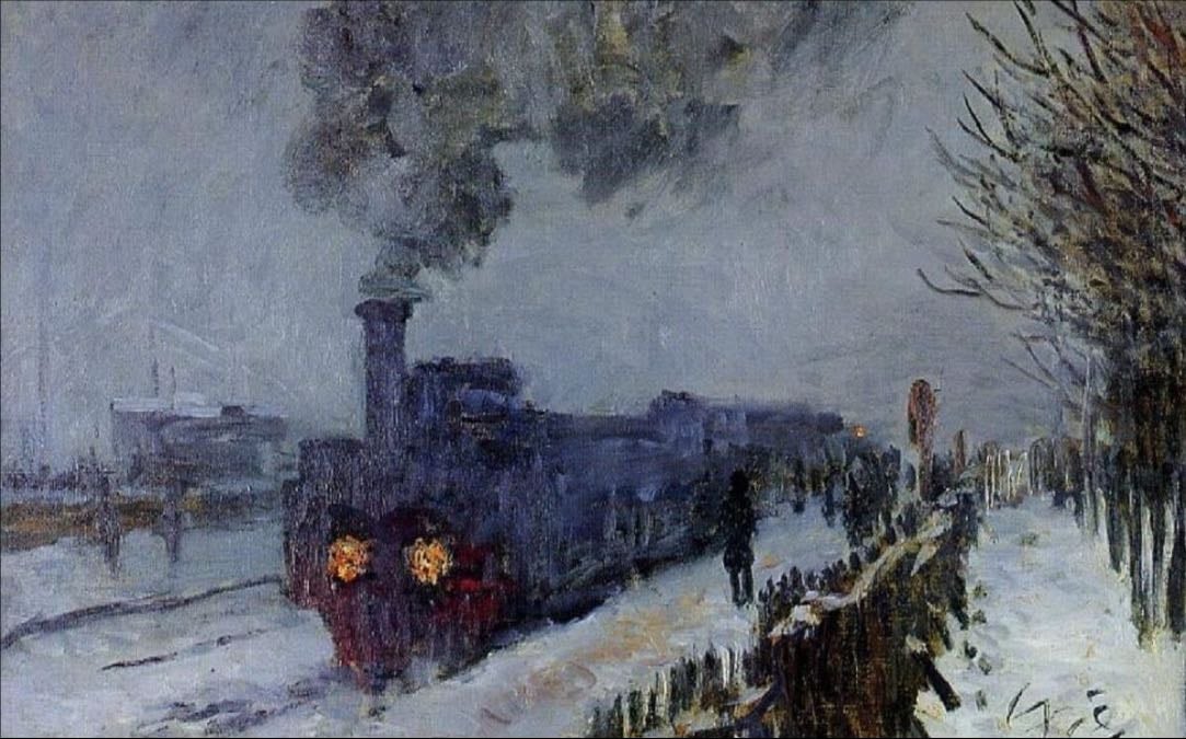 Winter according to Monet - Artplace | Substack
