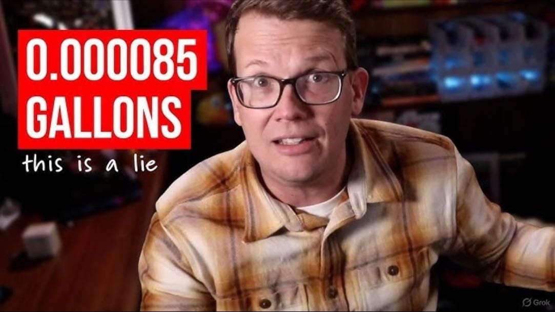 Why is Everyone So Wrong About AI Water Use?? - Hank Green | Youtube