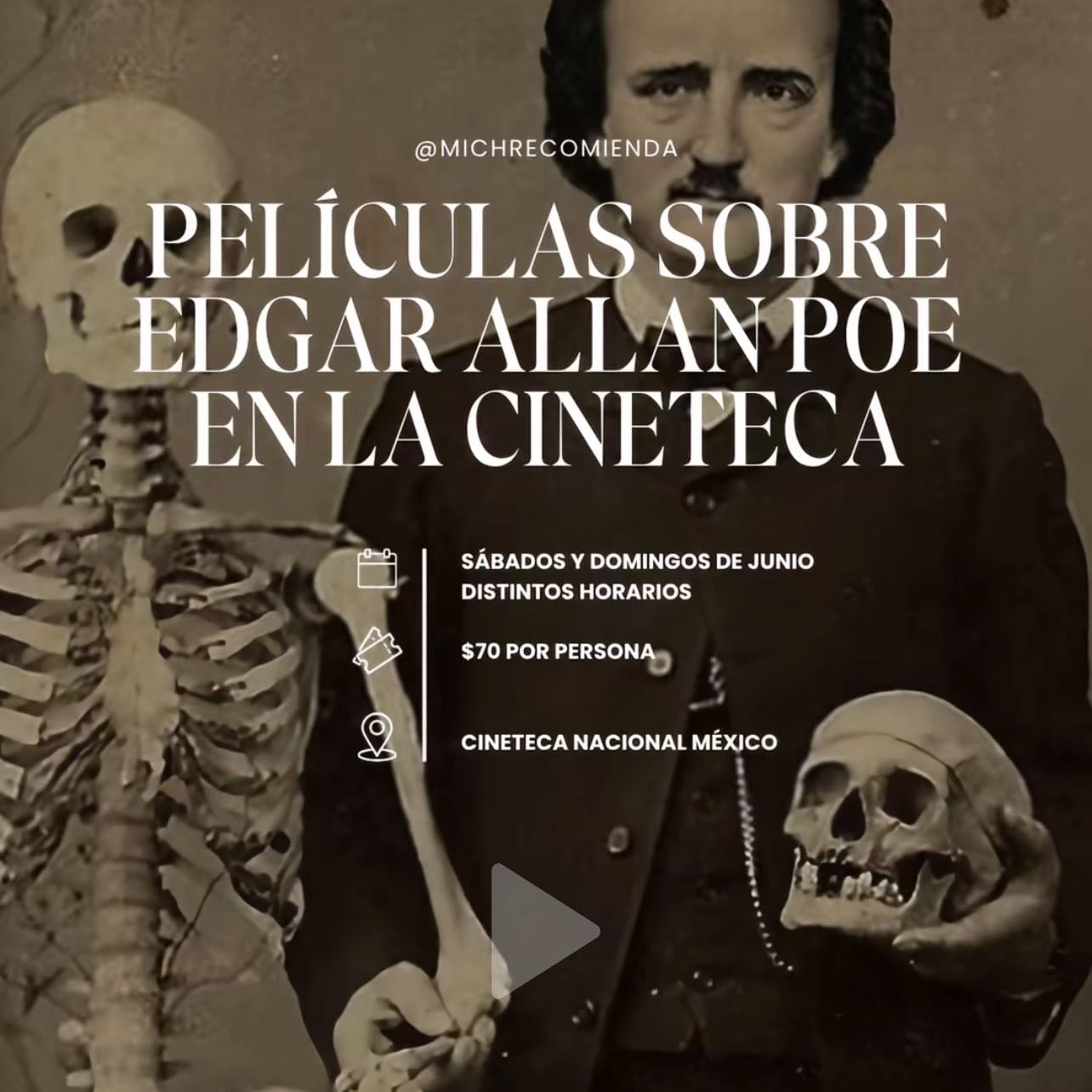 Películas sobre Edgar Allan Poe
