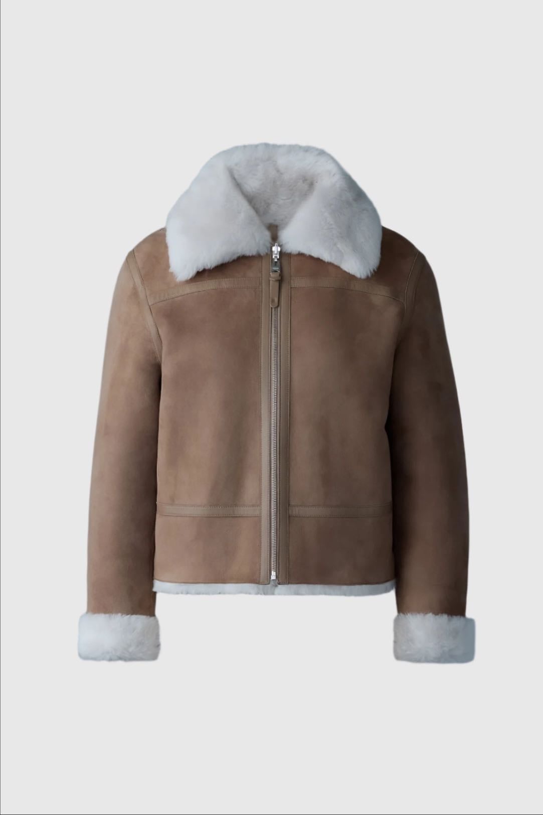 BETTY 2-in-1 reversible leather shearling jacket - Mackage