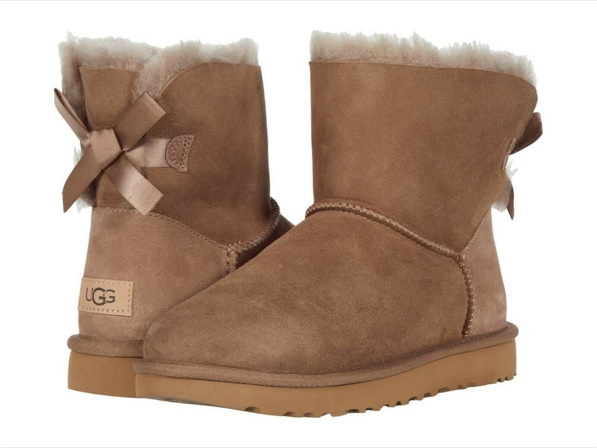 UGG - Low bailey bow in chestnut