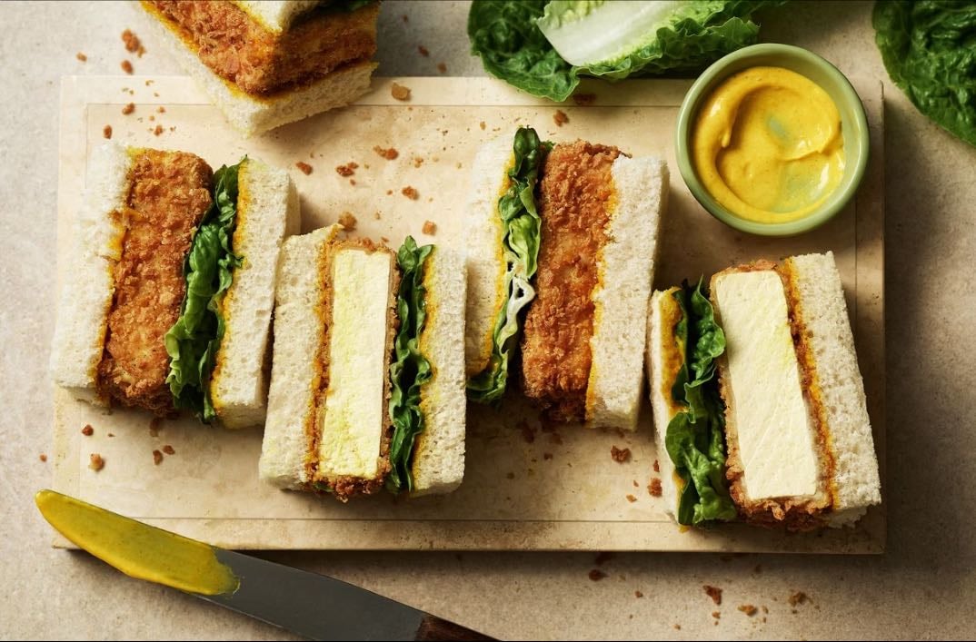 Tofu katsu sandwiches