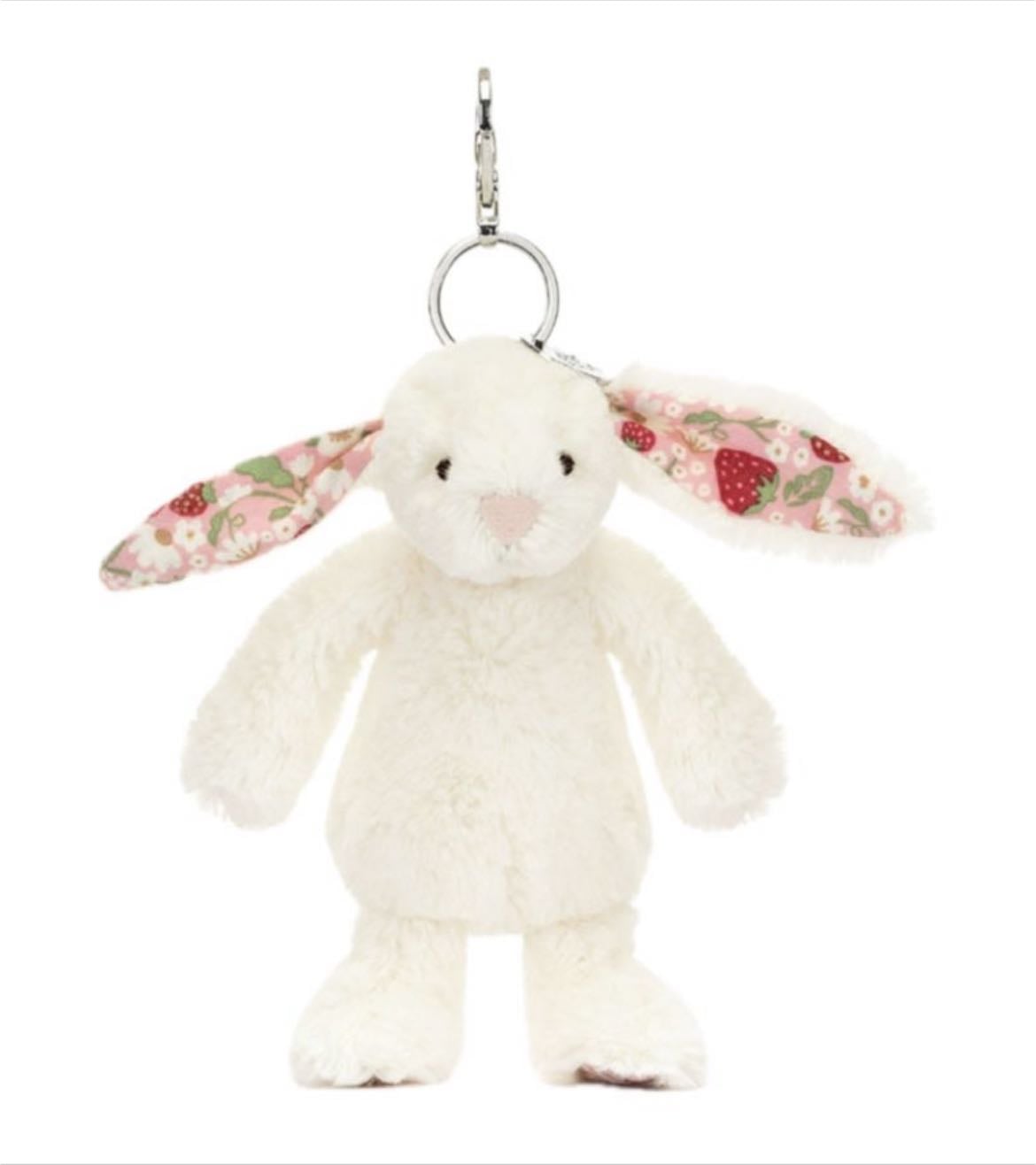 Bashful bunny keychain