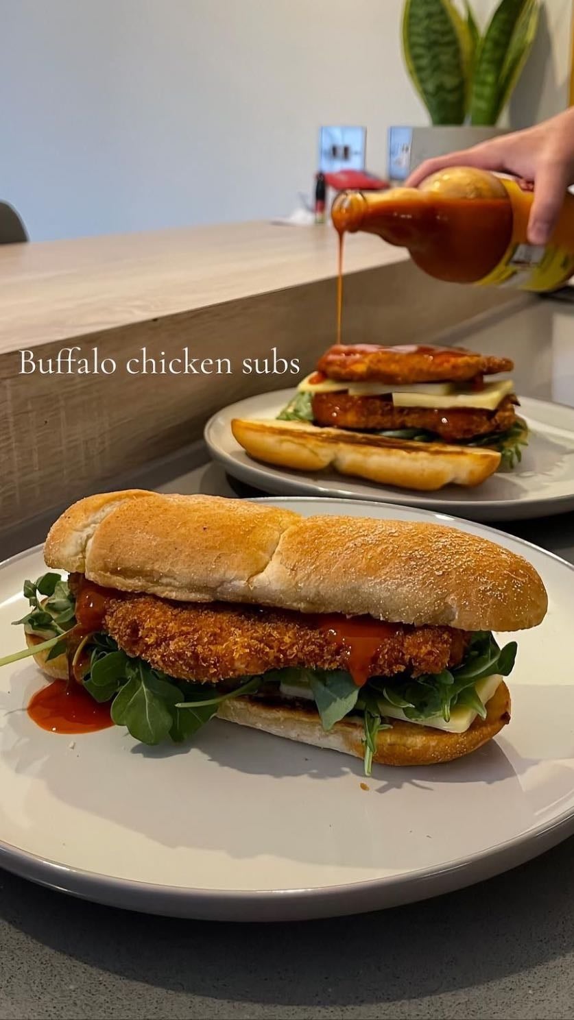 Buffalo chicken sub