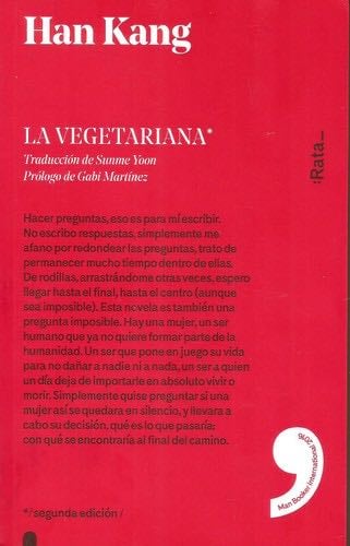 La vegetariana (rata/5) (Spanish Edition) - Han Kang · 2017