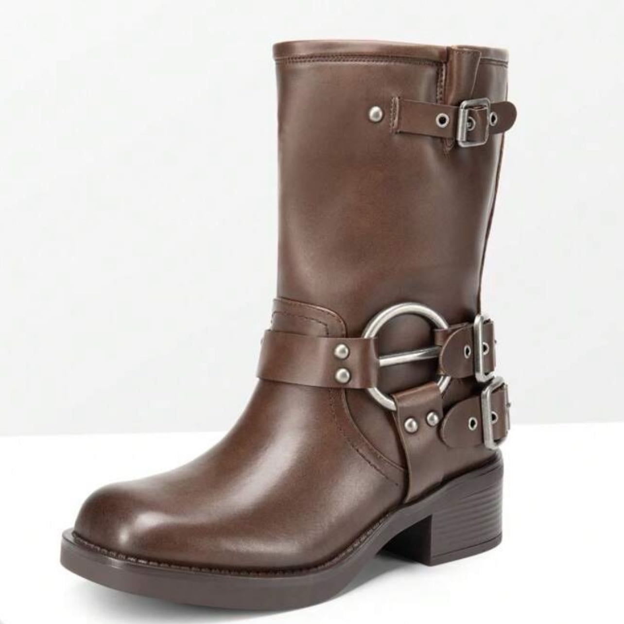 brown ankle boots - Outfit #1