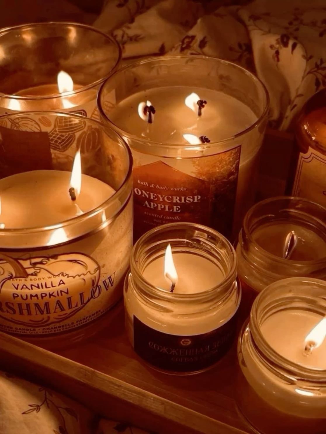 candle light & fairy lights