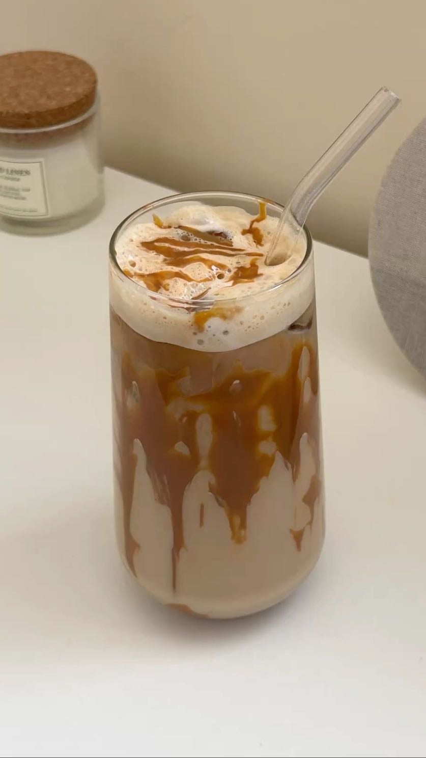 Iced latte - Caramel or vanilla I’m not fussy