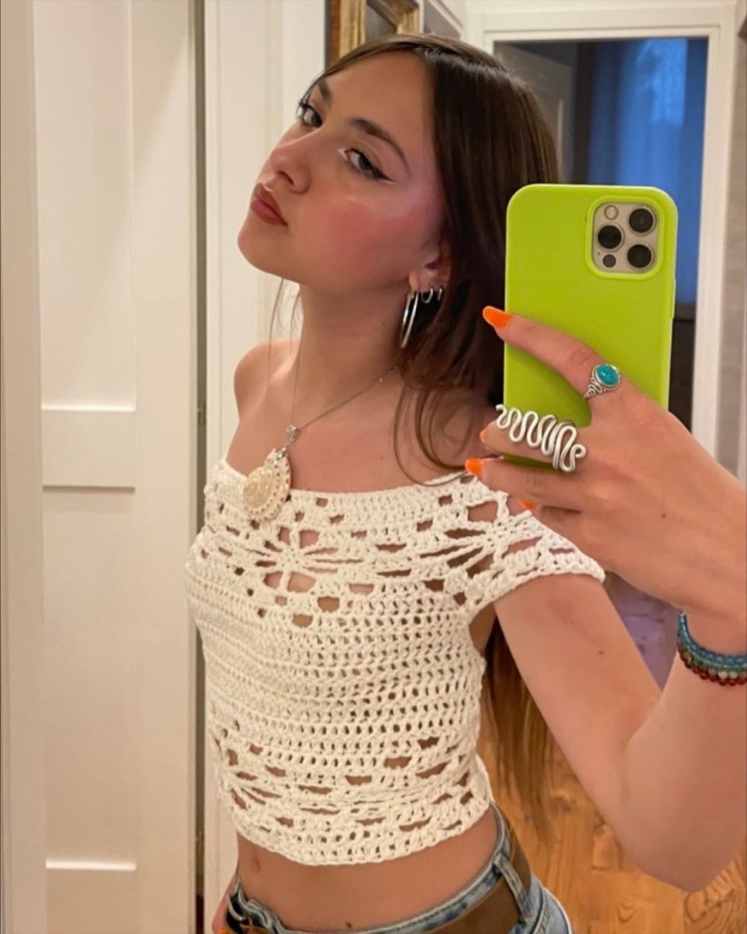 flower off the shoulder