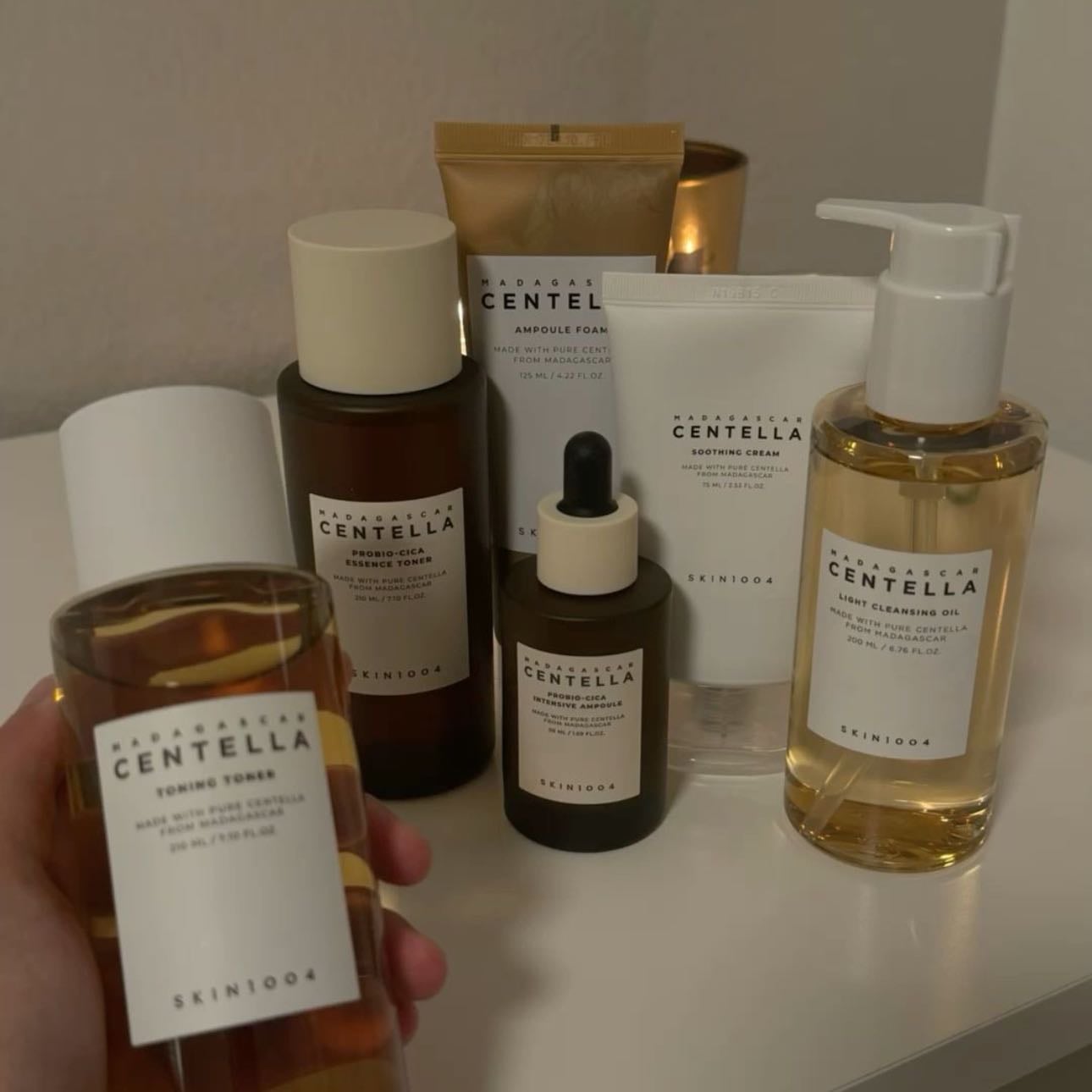 Centella cleansing and serum