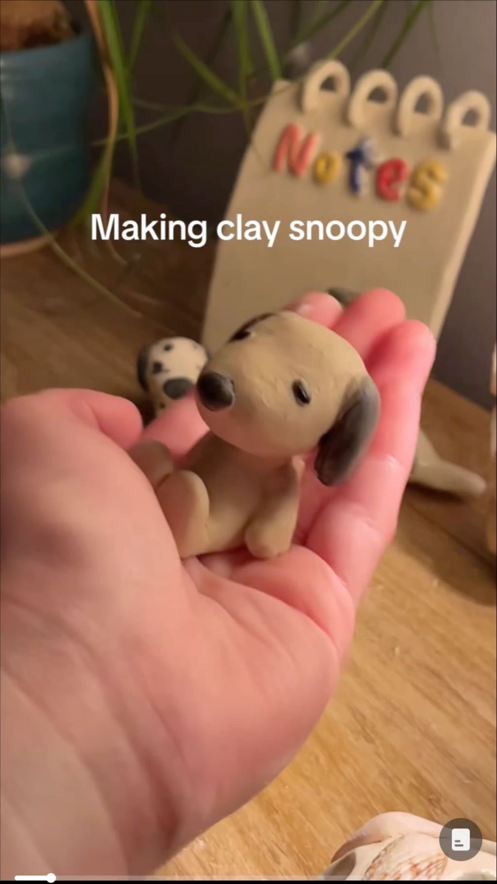 clay snoopy