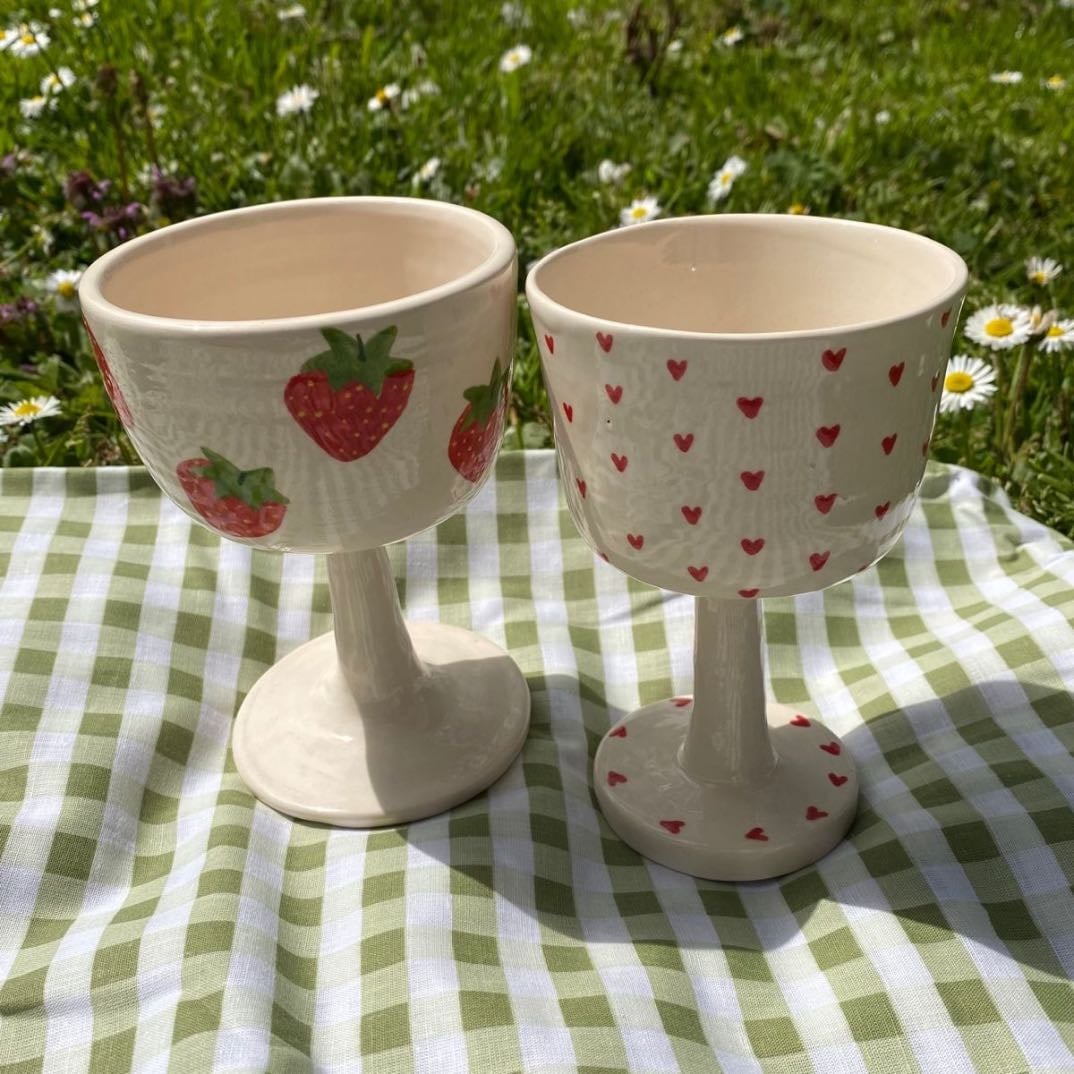 clay glasses