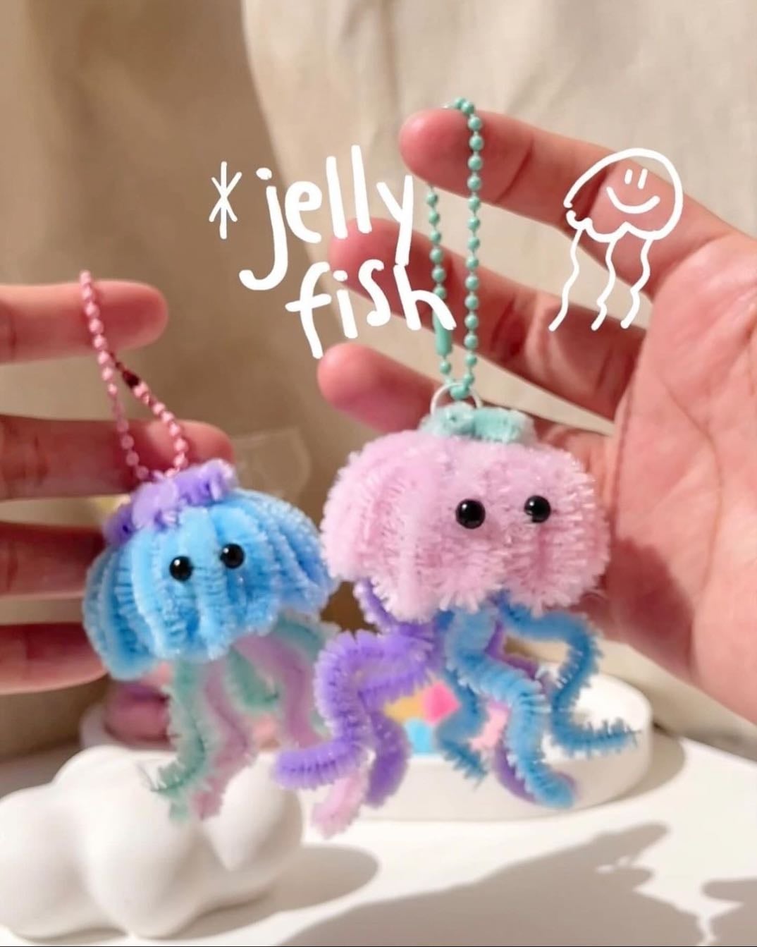 pipe-cleaner jellyfish