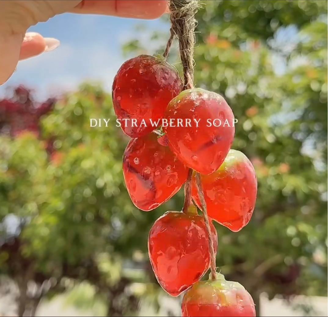 strawberry soap