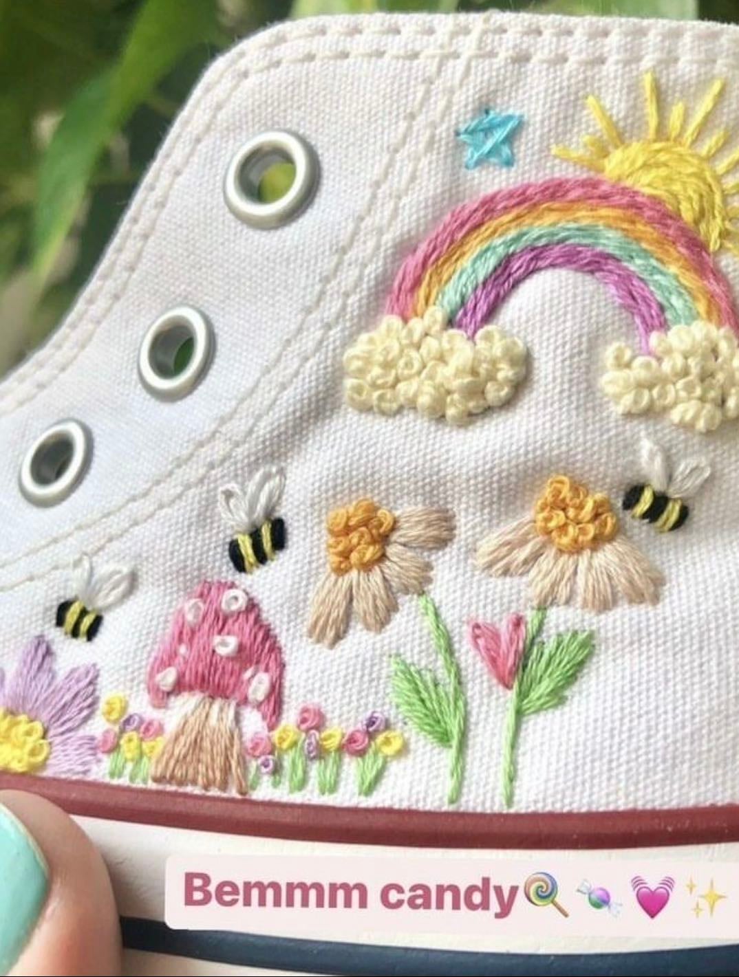 embroider shoes