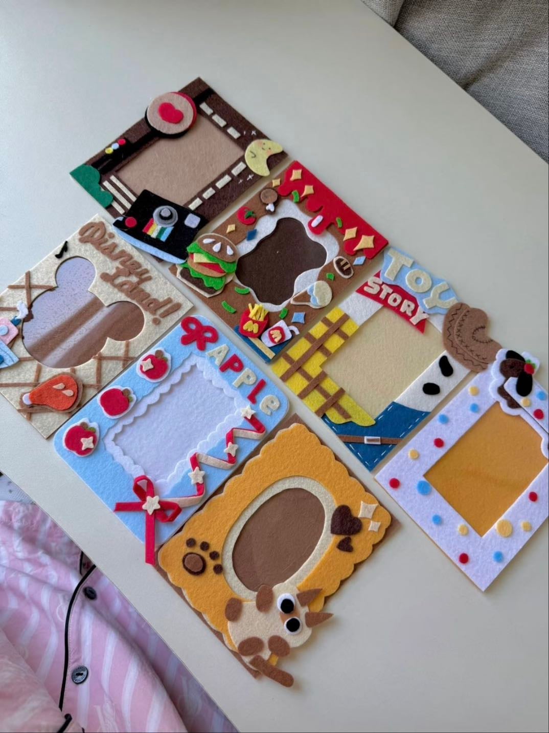 felt photo frame