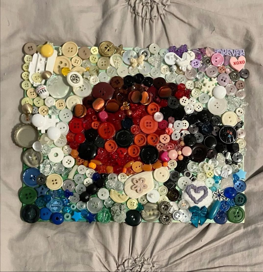 button collage