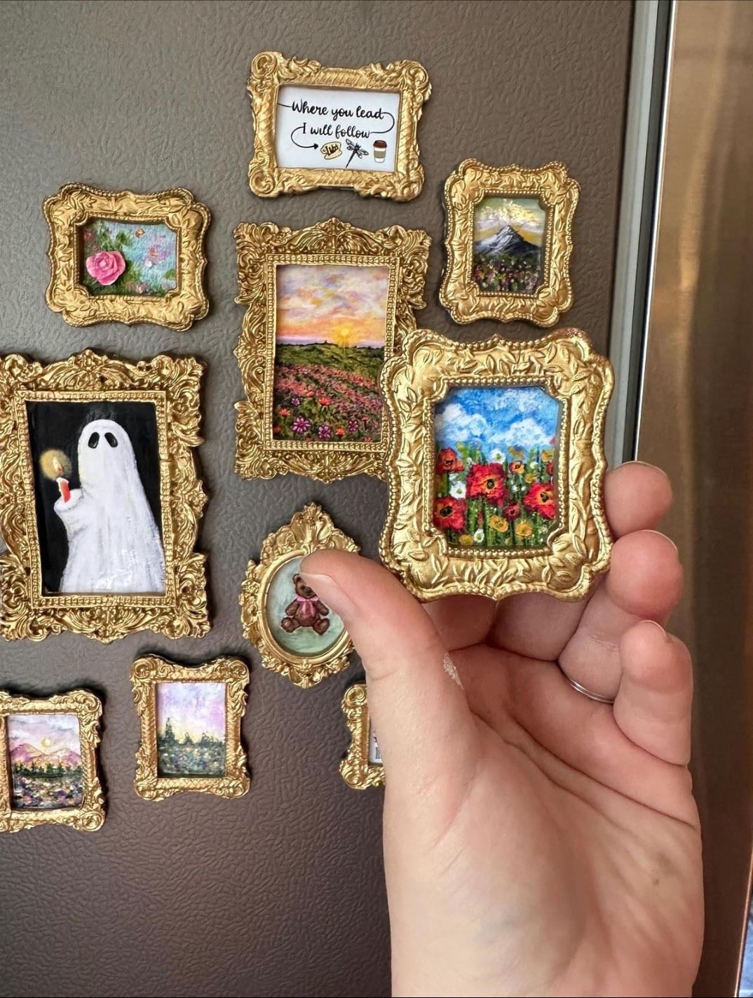 gold frame magnets