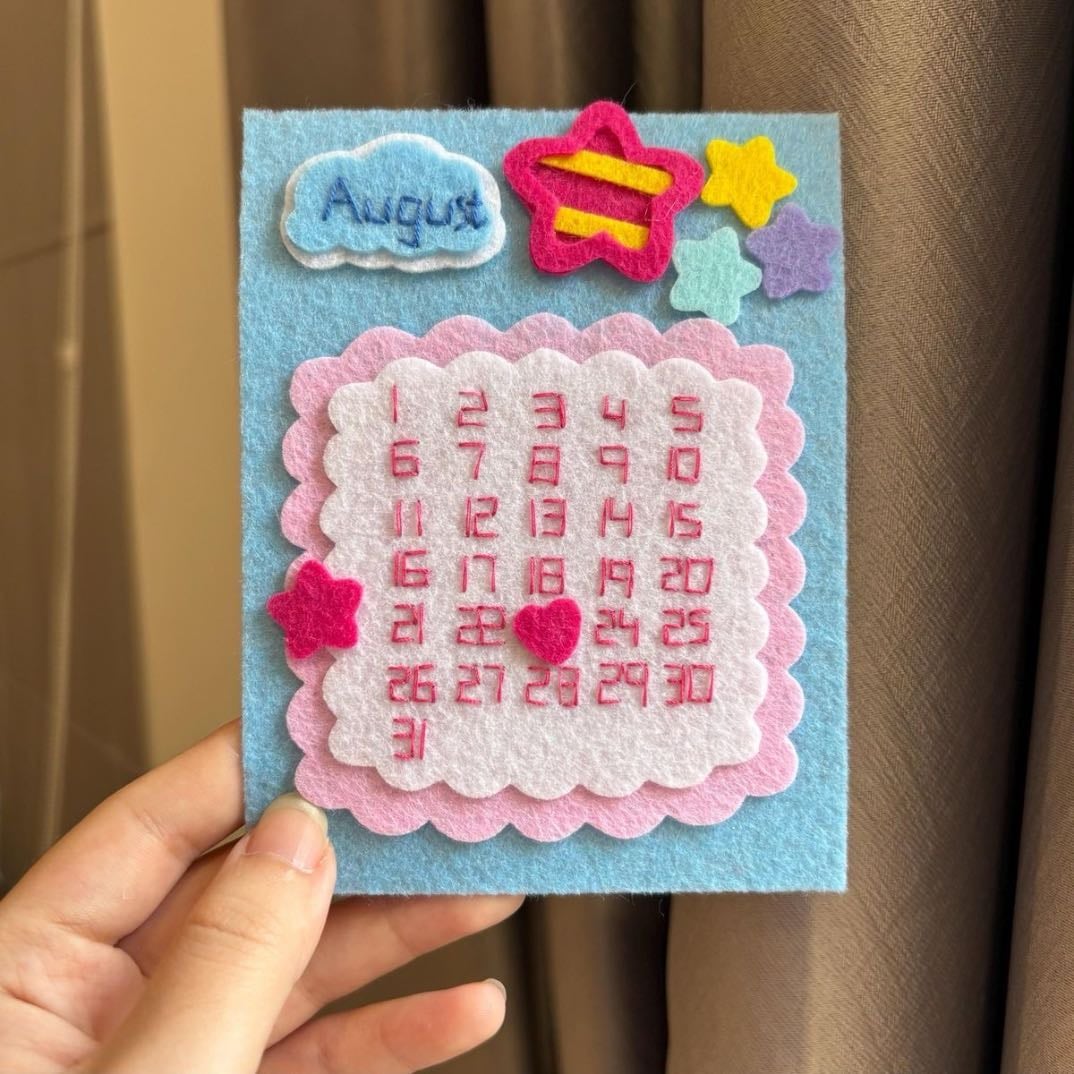 felt calendar
